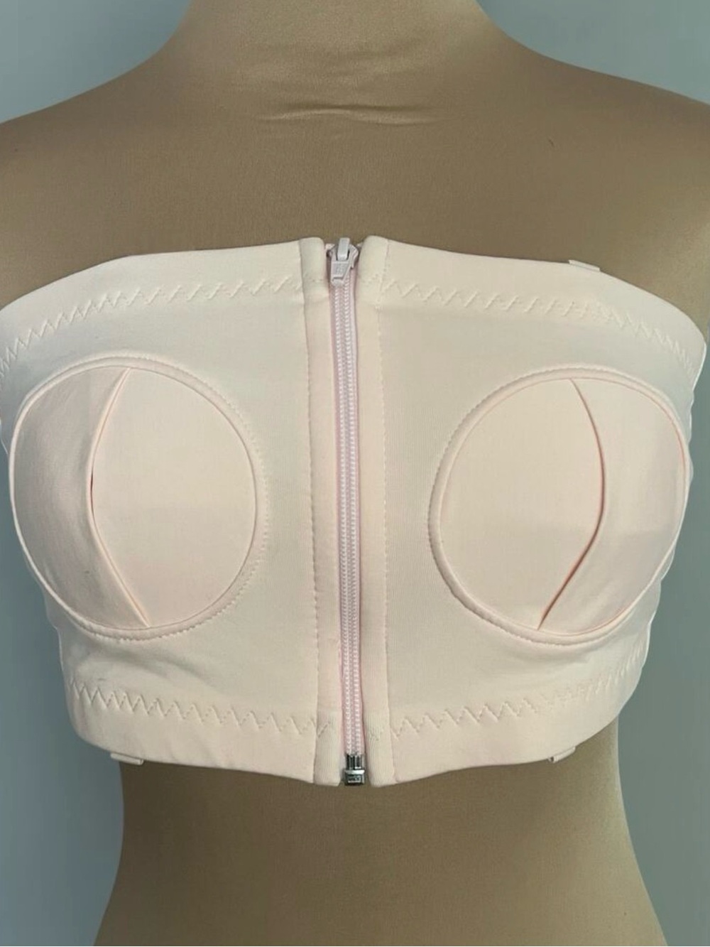 Simple Wishes Pumping Bra XS-LG Womens Pink Hands Free Adjustable Nursing Zip